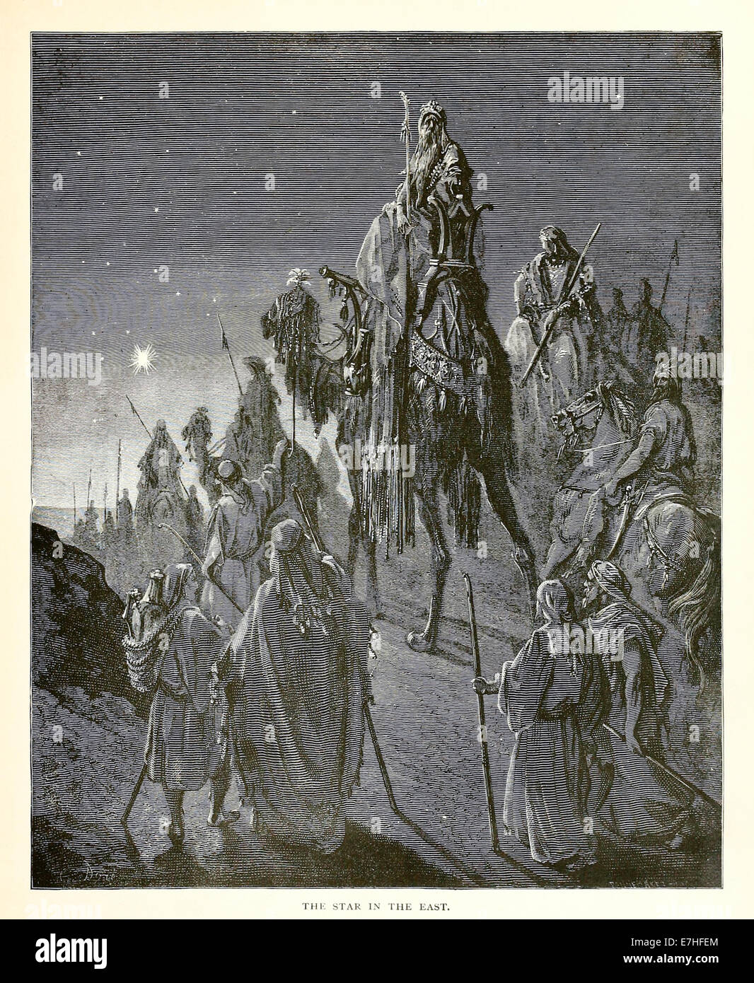 Illustration par Paul Gustave Doré (1832-1883) à partir de 1880 édition de la Bible. Voir la description pour plus d'informations. Banque D'Images