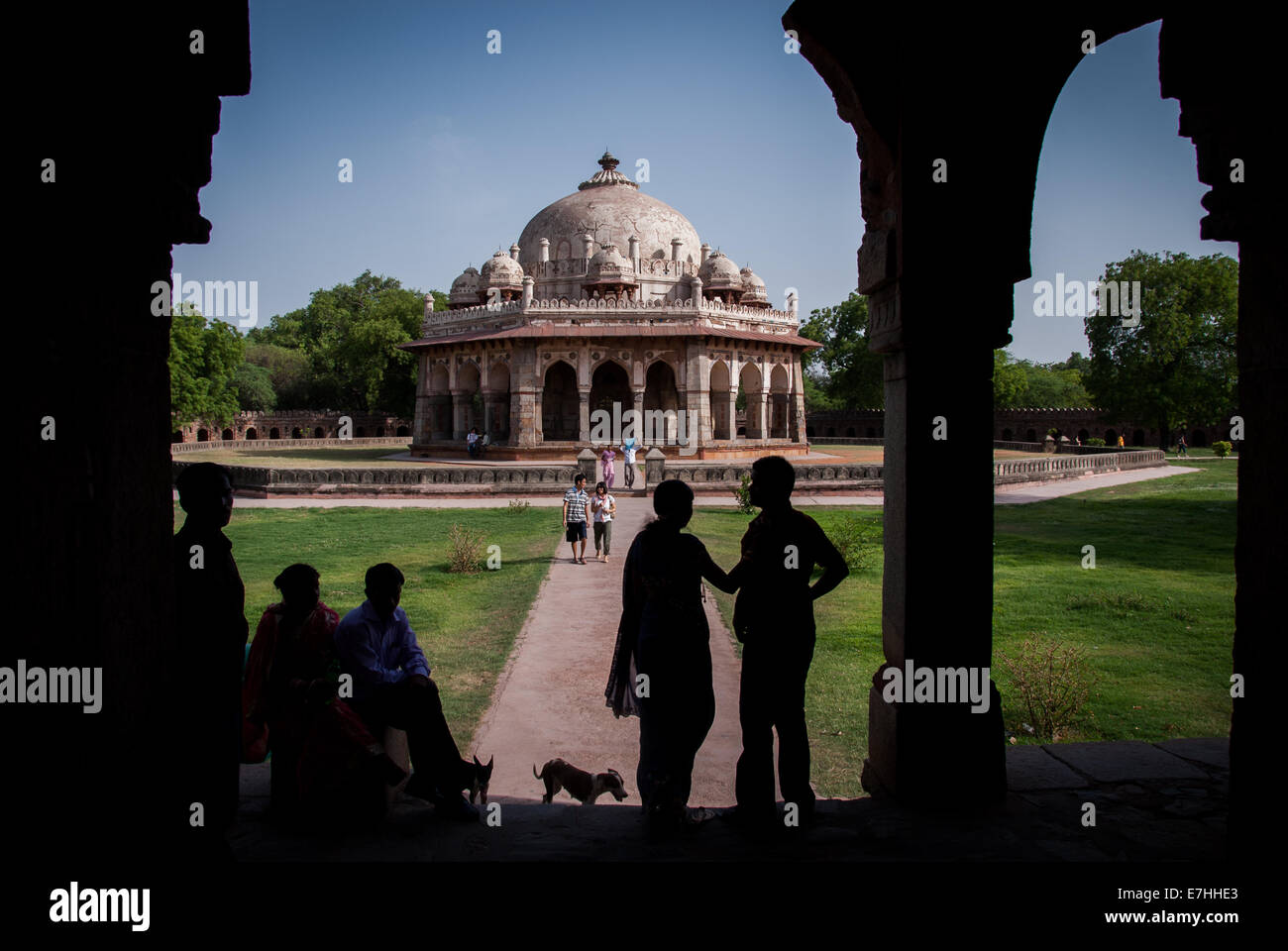 La Tombe de Humayuns - tombe de l'empereur moghol Humayun à Delhi, Inde Banque D'Images