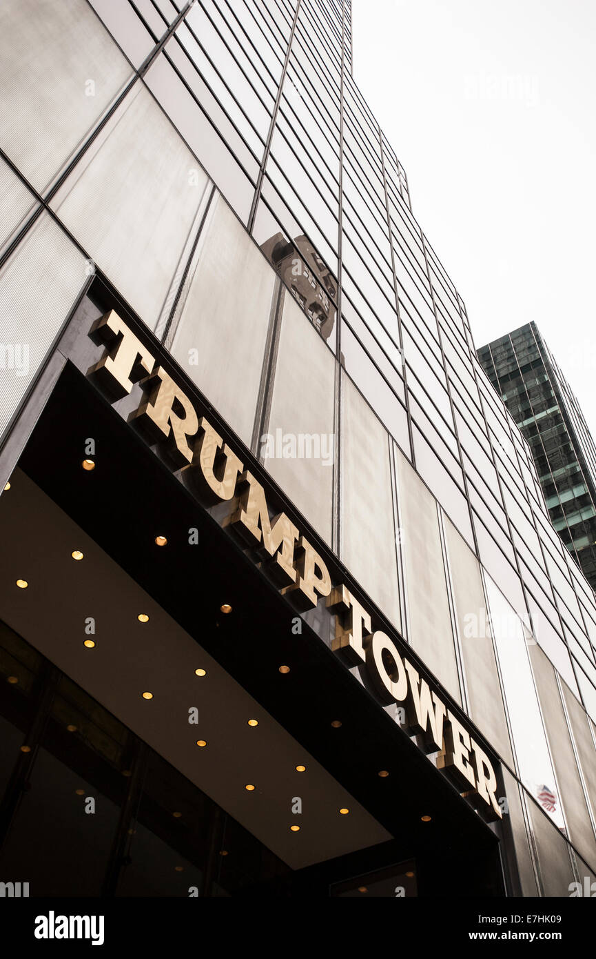 Trump Tower. NYC. Banque D'Images