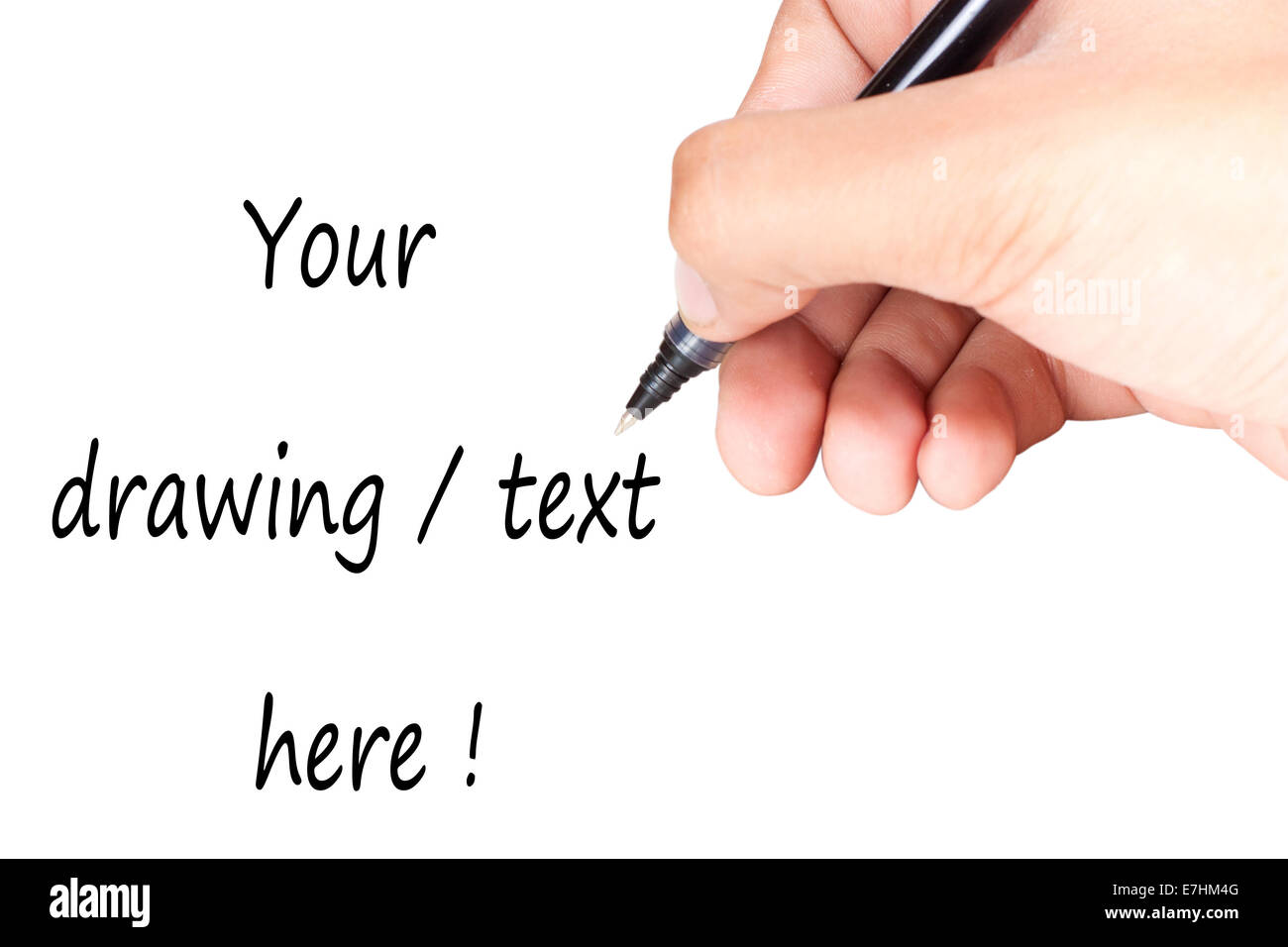 Hand isolated on white with clipping path dimensions / écriture Banque D'Images Hand isolated on white with clipping path dimensions / écriture Banque D'Images