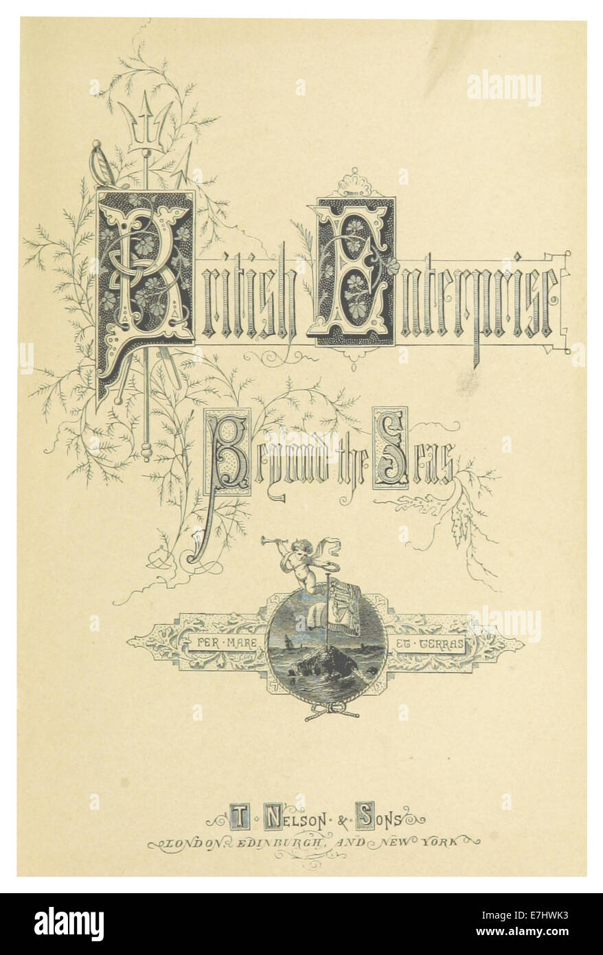 FYFE(1863) P007 - page titre Banque D'Images