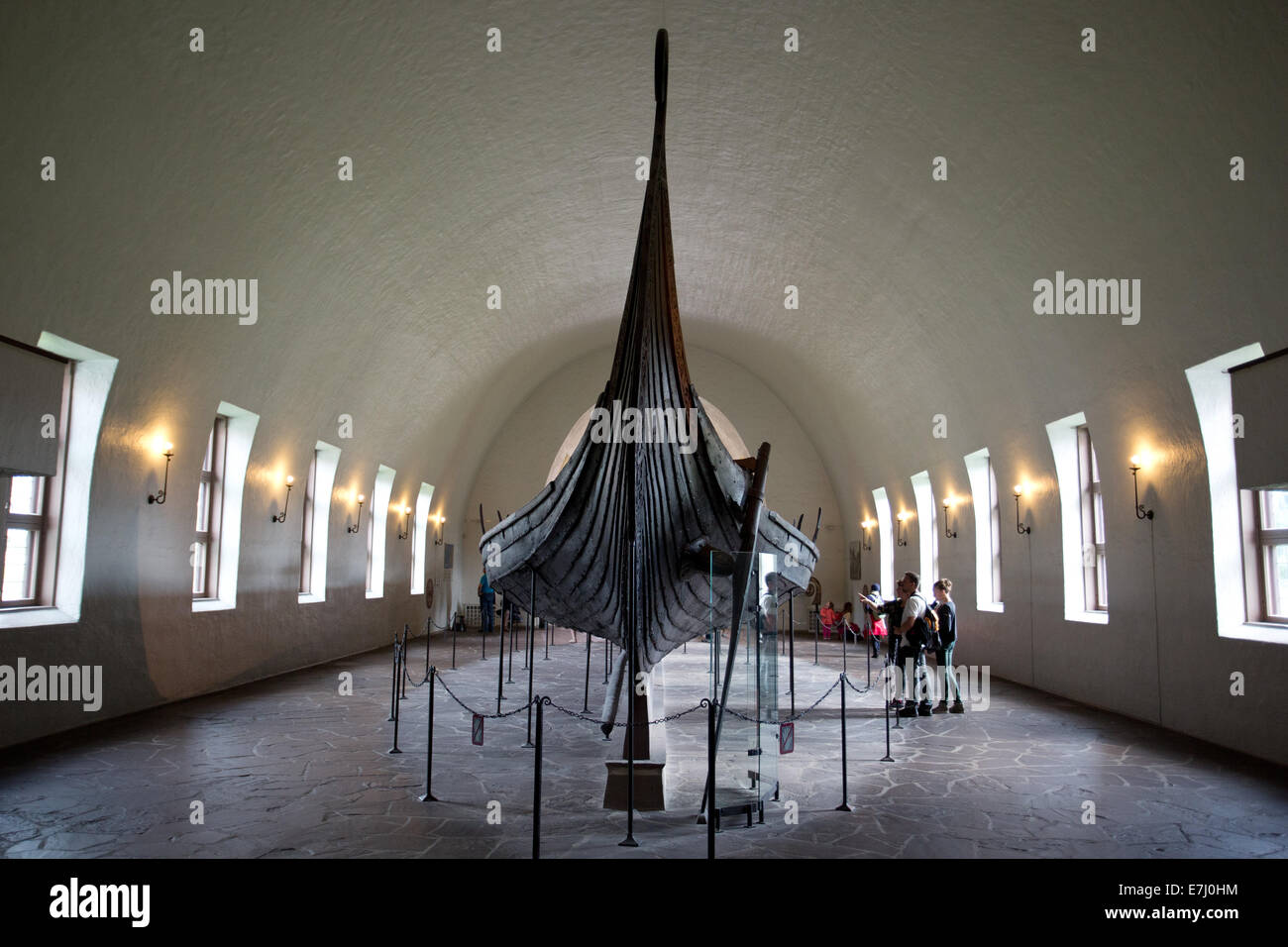 Le Viking Ship Museum à Oslo, Norvège. (En norvégien : Vikingskipshuset på Bygdøy) Banque D'Images