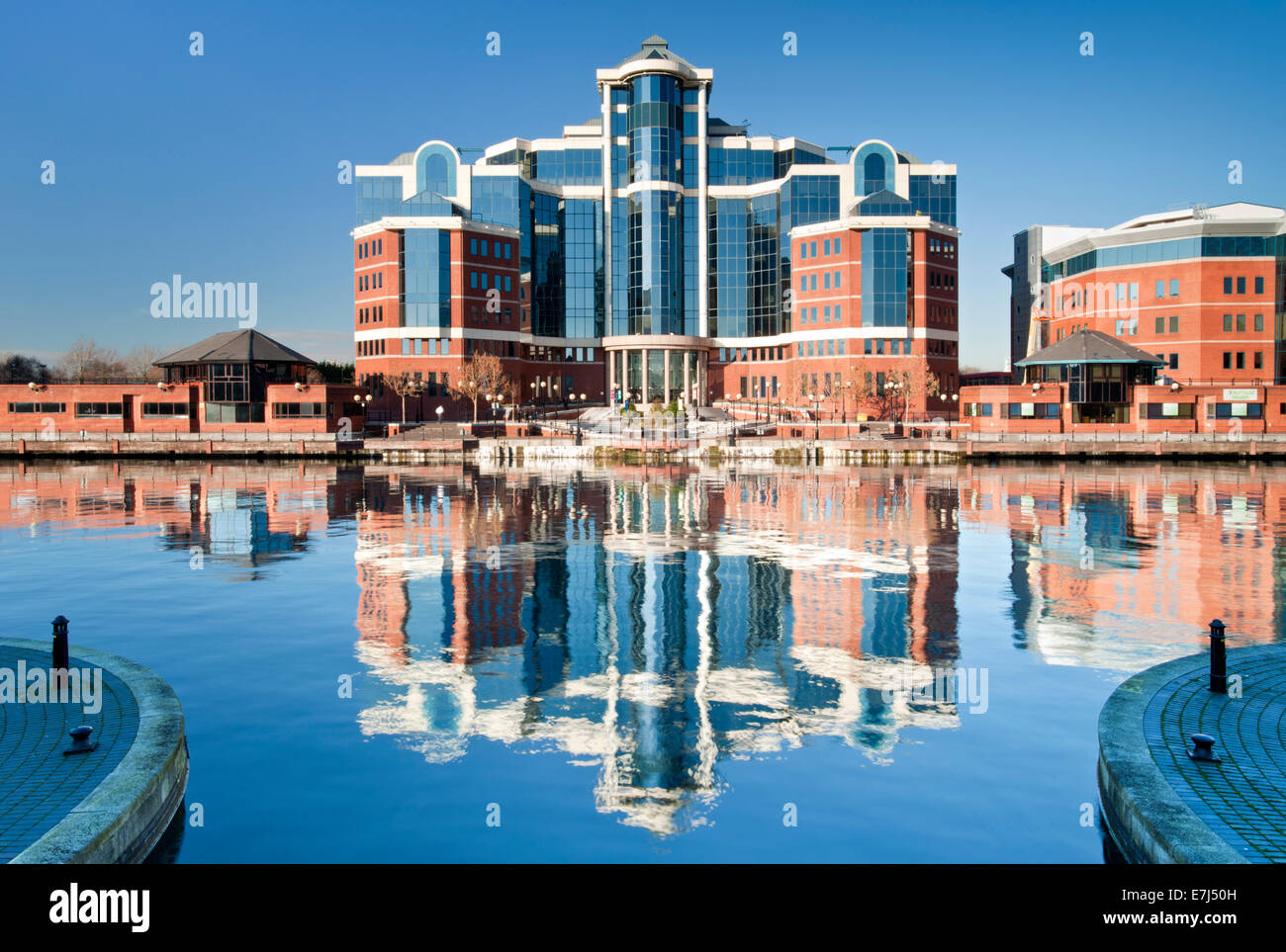 L'édifice Victoria et Érié, Salford, Greater Manchester, Angleterre, RU Banque D'Images