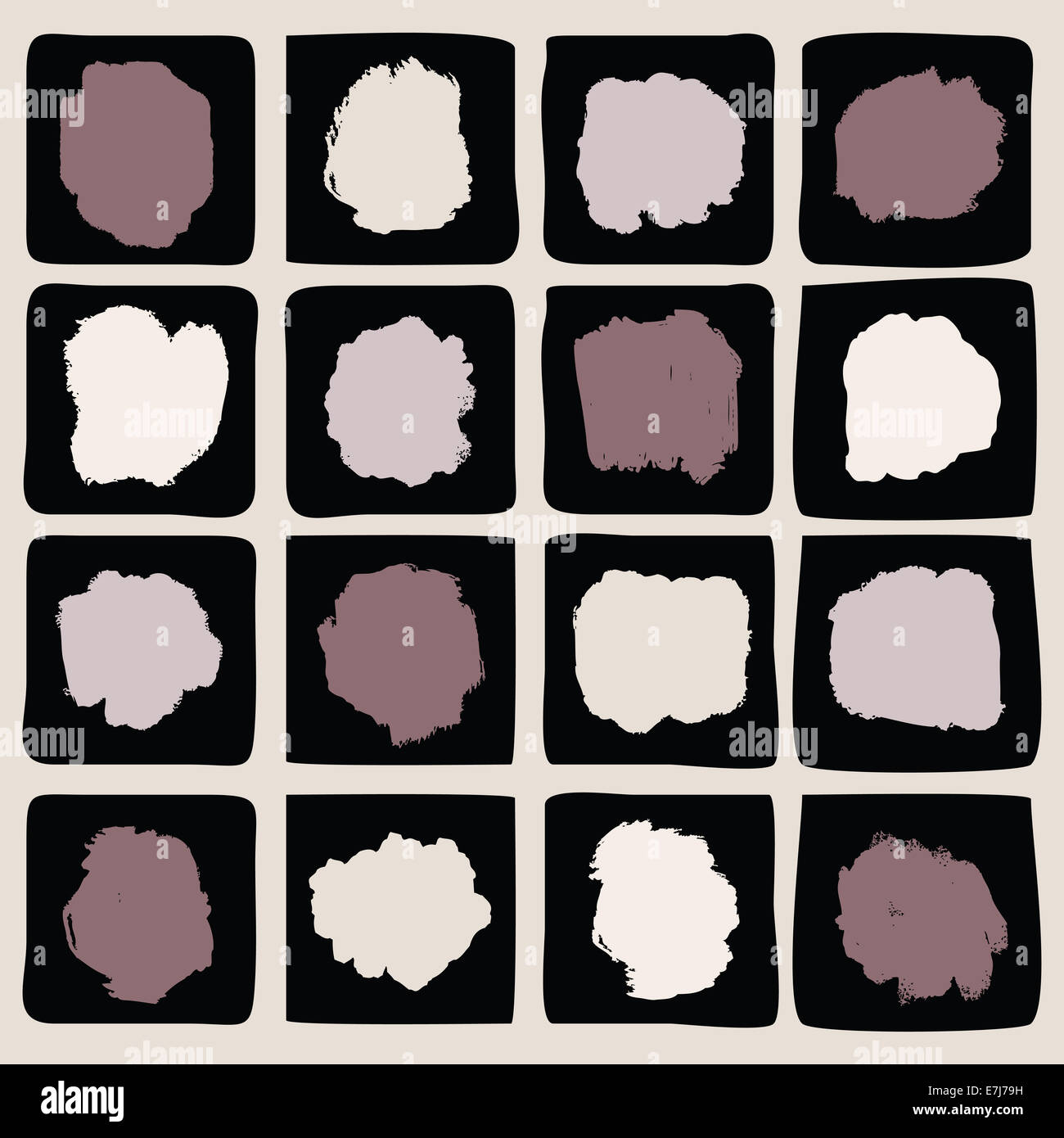 Éclaboussures d'encre. Éléments de conception grunge collection. Banque D'Images