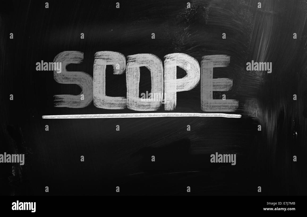 Avec une craie à la main Concept - image en couleur Banque D'Images