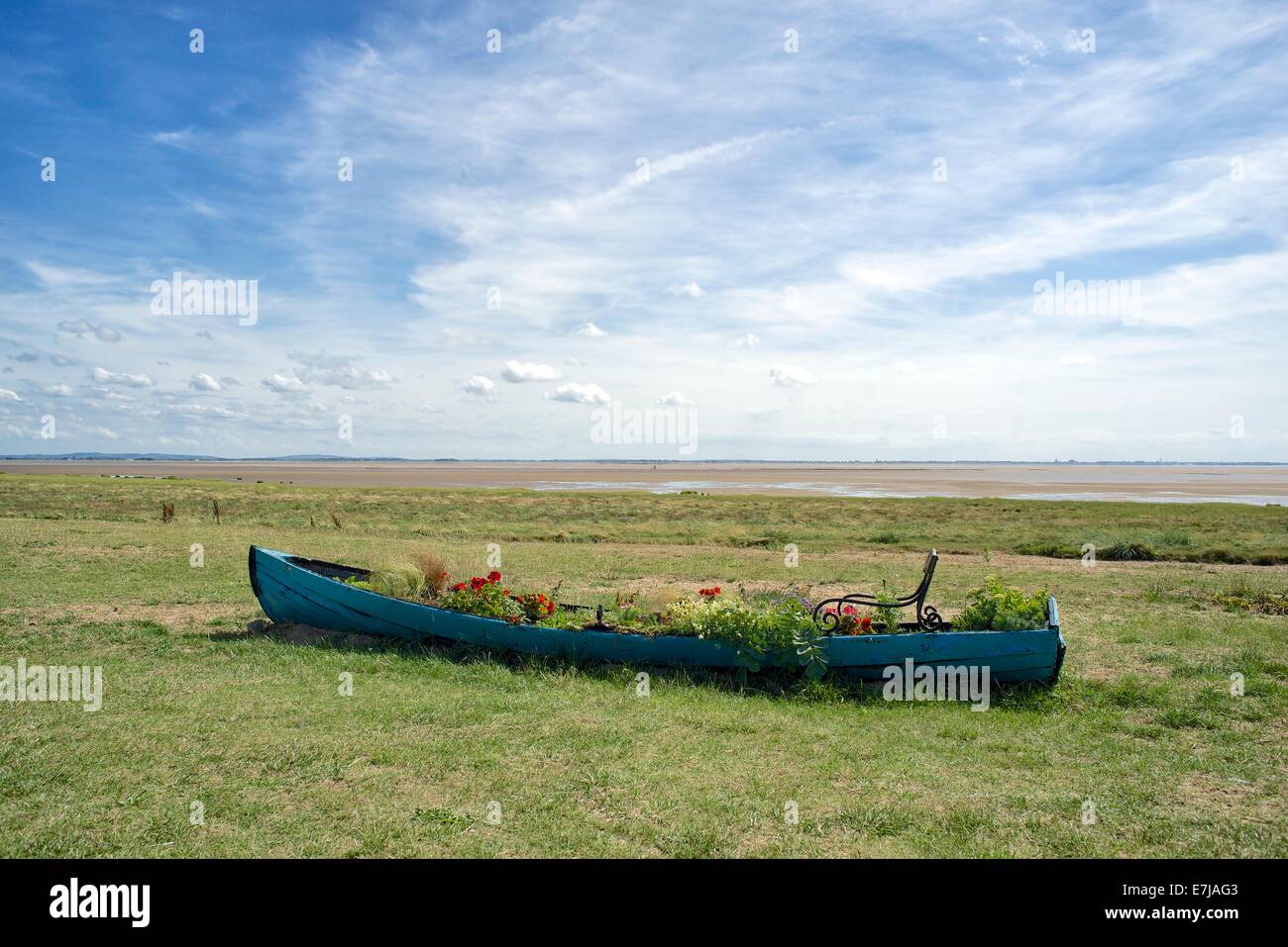 L'estuaire de Ribble Fylde Banque D'Images