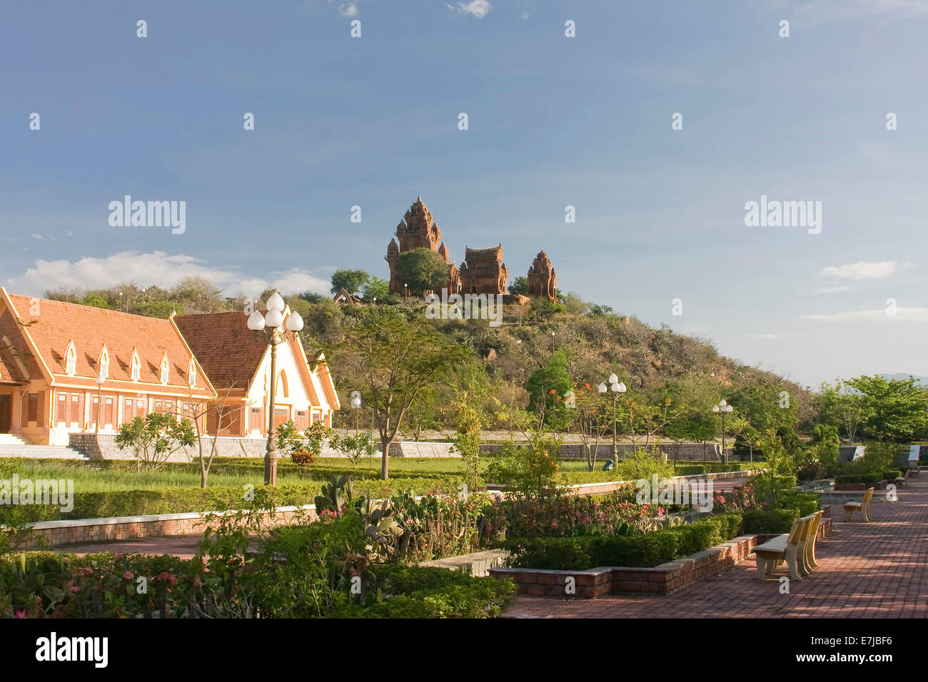 Vieille, l'architecture, de l'Asie, l'Asie, à l'extérieur, bâtiment, Cham, historique, culture, bas, Klong Garai, Tour, Ninh Thuan, South-Eas, Banque D'Images