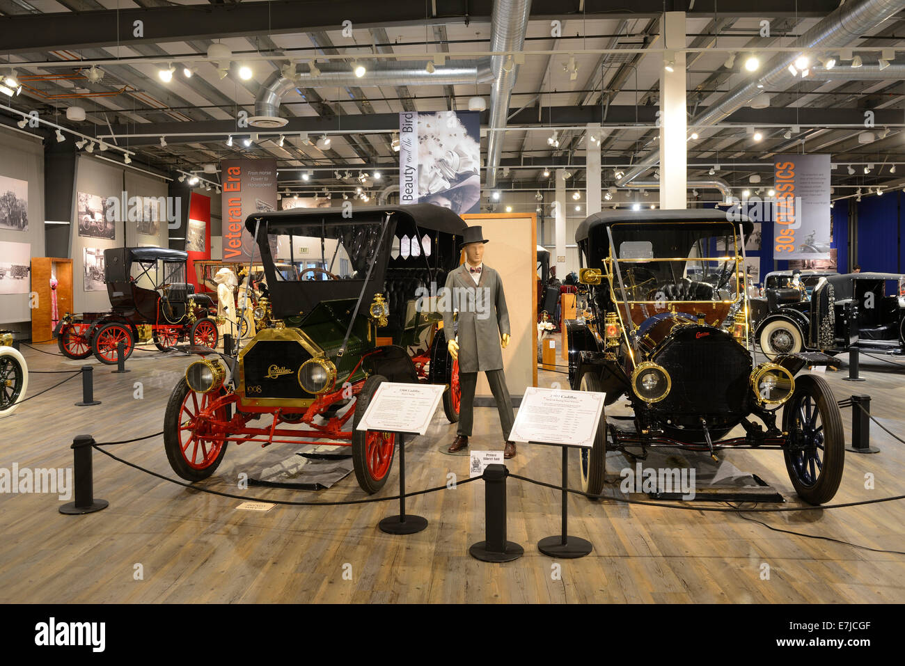 USA, United States, Amérique, Alaska, Fairbanks, loin au Nord, source Antique Auto Museum, de l'intérieur, voitures, collection, classique Banque D'Images