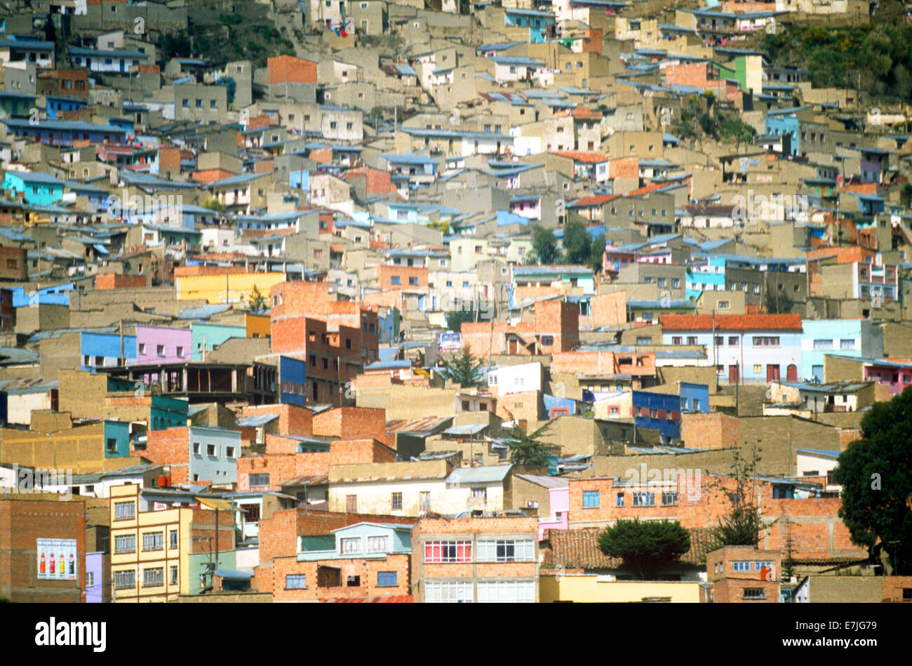 Paysage urbain, La Paz, La Paz, Bolivie Banque D'Images