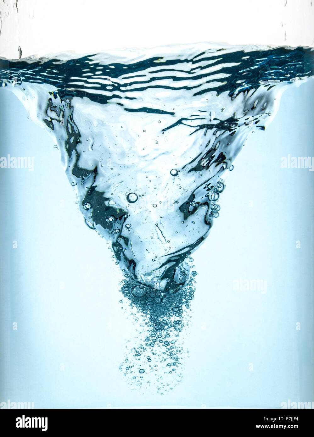 Sous-marine en bleu Whirlpool Banque D'Images