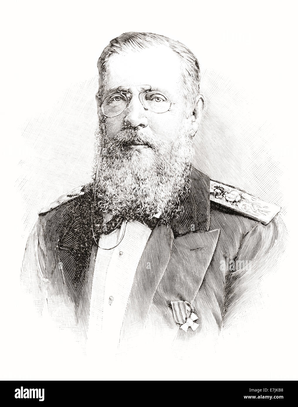 Le Grand-duc Konstantin Nikolaïevitch de Russie, 1827 - 1892. Deuxième fils du Tsar Nicolas Ier de Russie. Banque D'Images