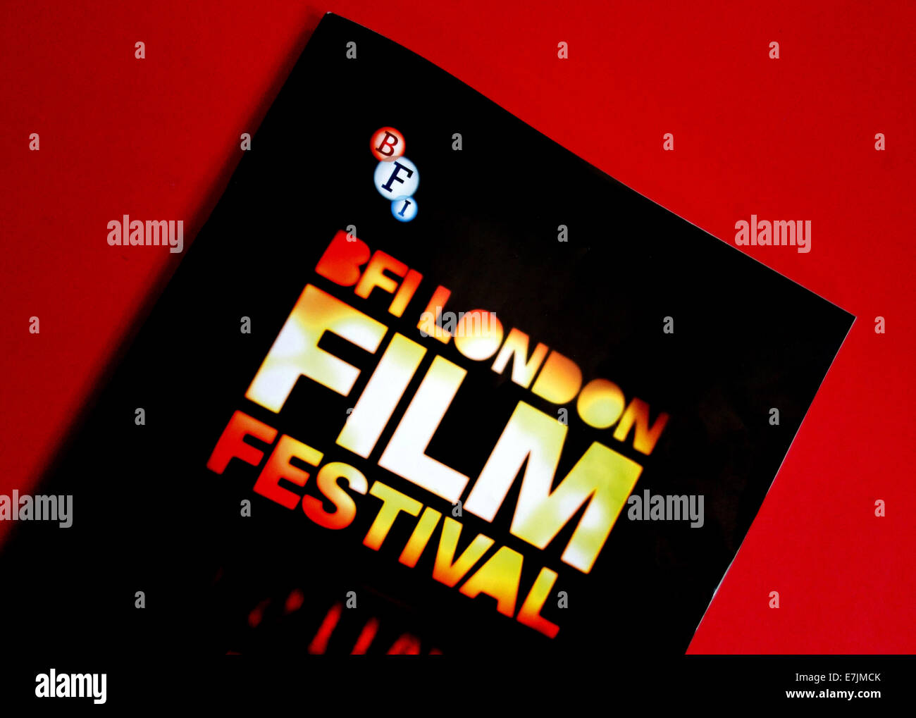 2014 BFI London Film Festival programme officiel, Londres Banque D'Images