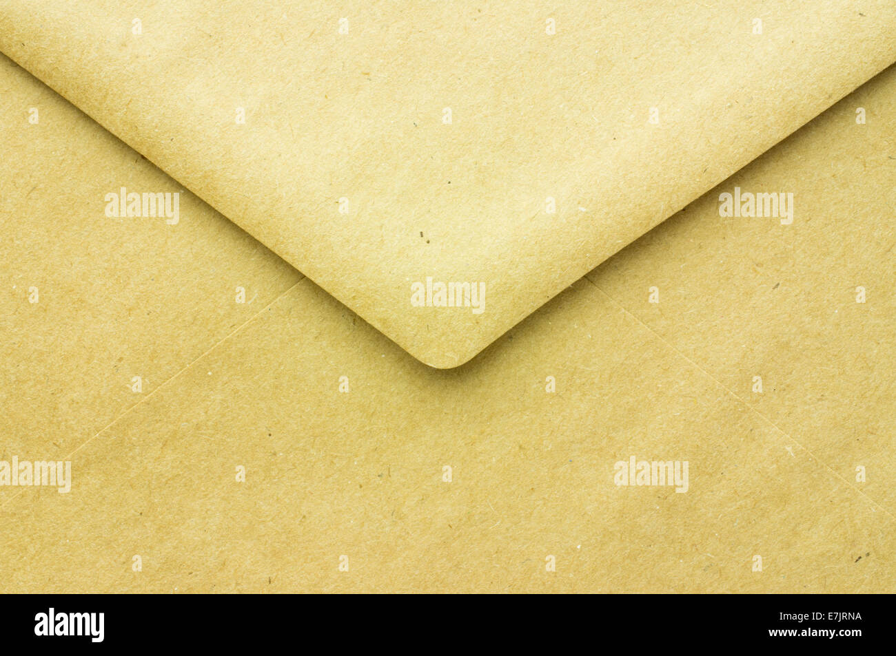 Vieux papier ouvrir l'enveloppe. Close up Banque D'Images