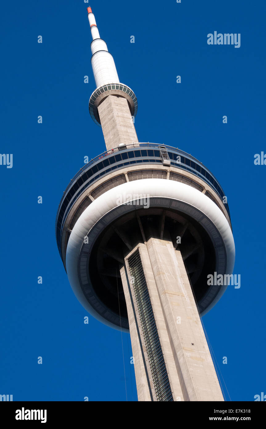 Le centre-ville de Toronto La tour CN Banque D'Images