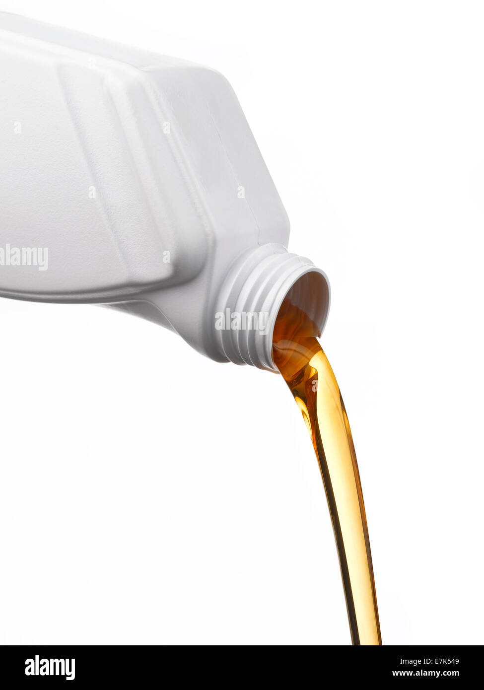 L’huile peut couler Banque D'Images