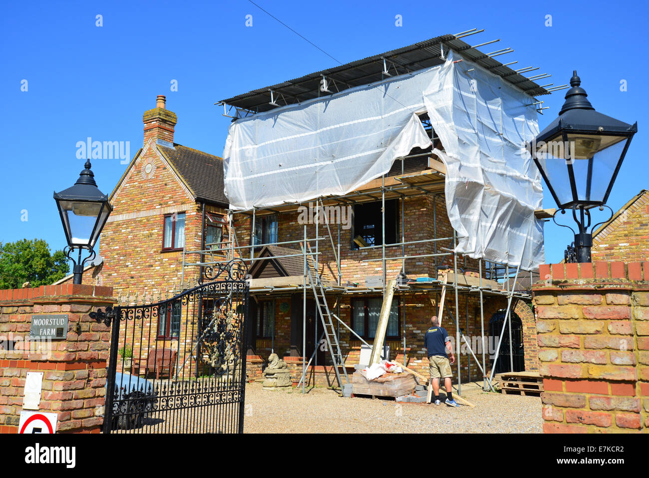 Chambre extension, Stanwell Moor, Surrey, Angleterre, Royaume-Uni Banque D'Images