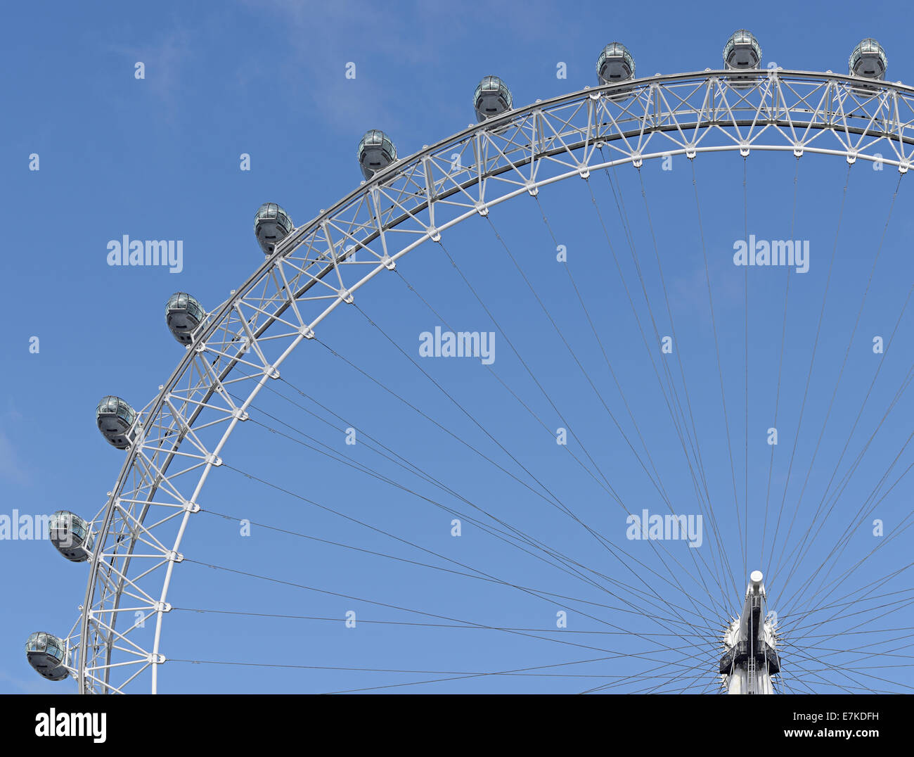 London Eye, London, England, UK. Banque D'Images