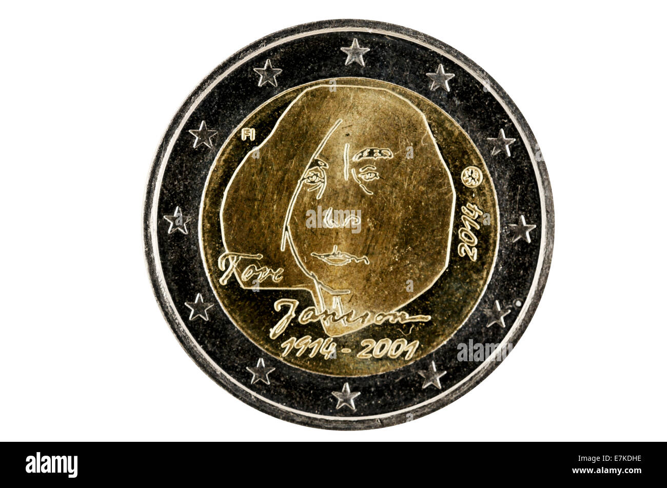 Piece De 2 Euro Avec Un Taureau Pièce de 2 euros Banque de photographies et d'images à haute résolution -  Alamy