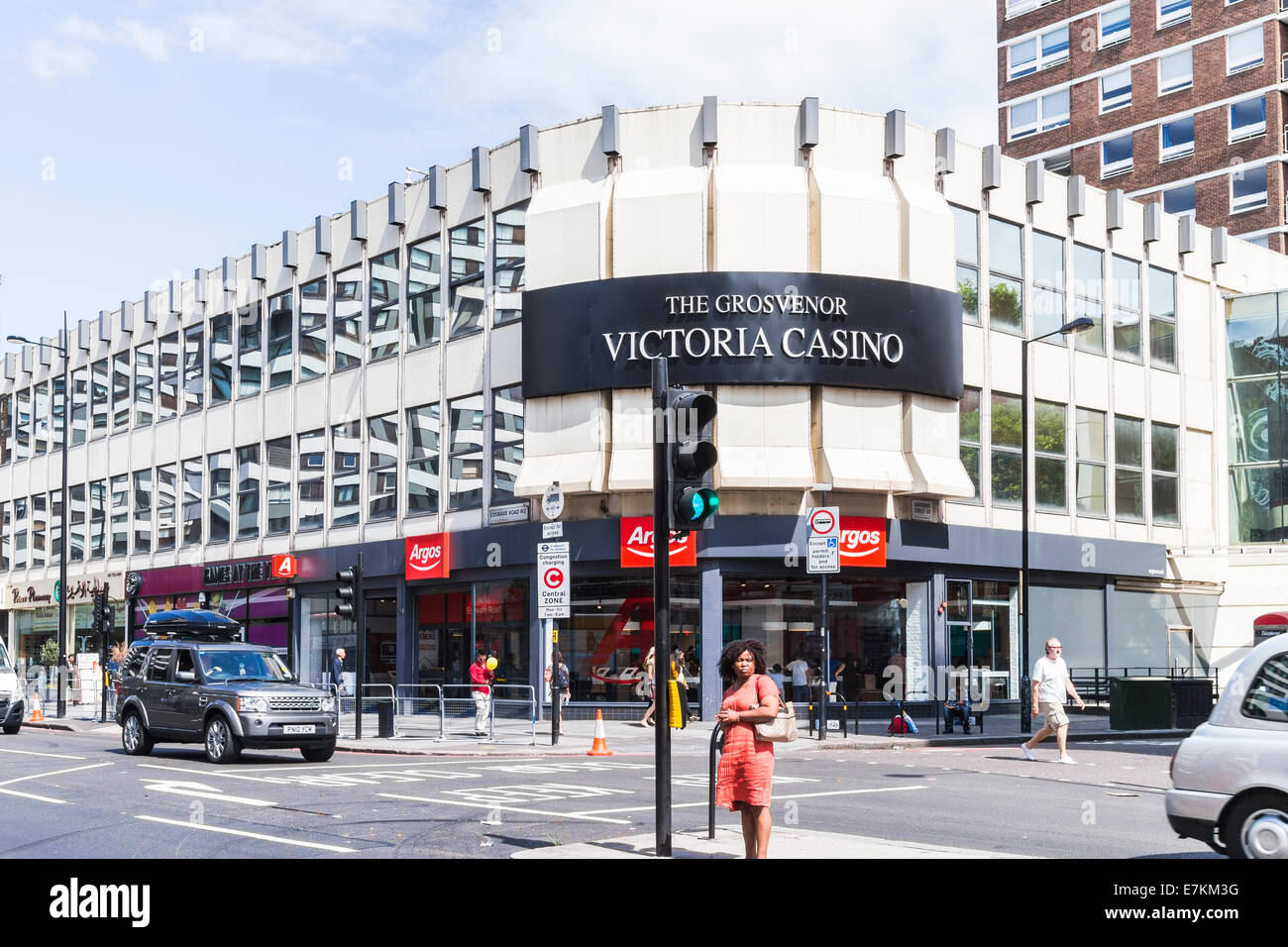 Le Grosvenor Victoria casino - Londres Banque D'Images