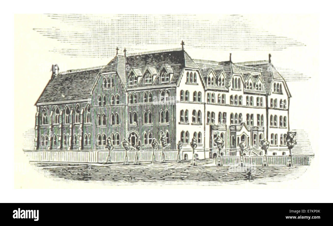 Agriculteur(1884) Detroit, p703 ST.VINCENT'S Orphan Asylum femme catholique Banque D'Images