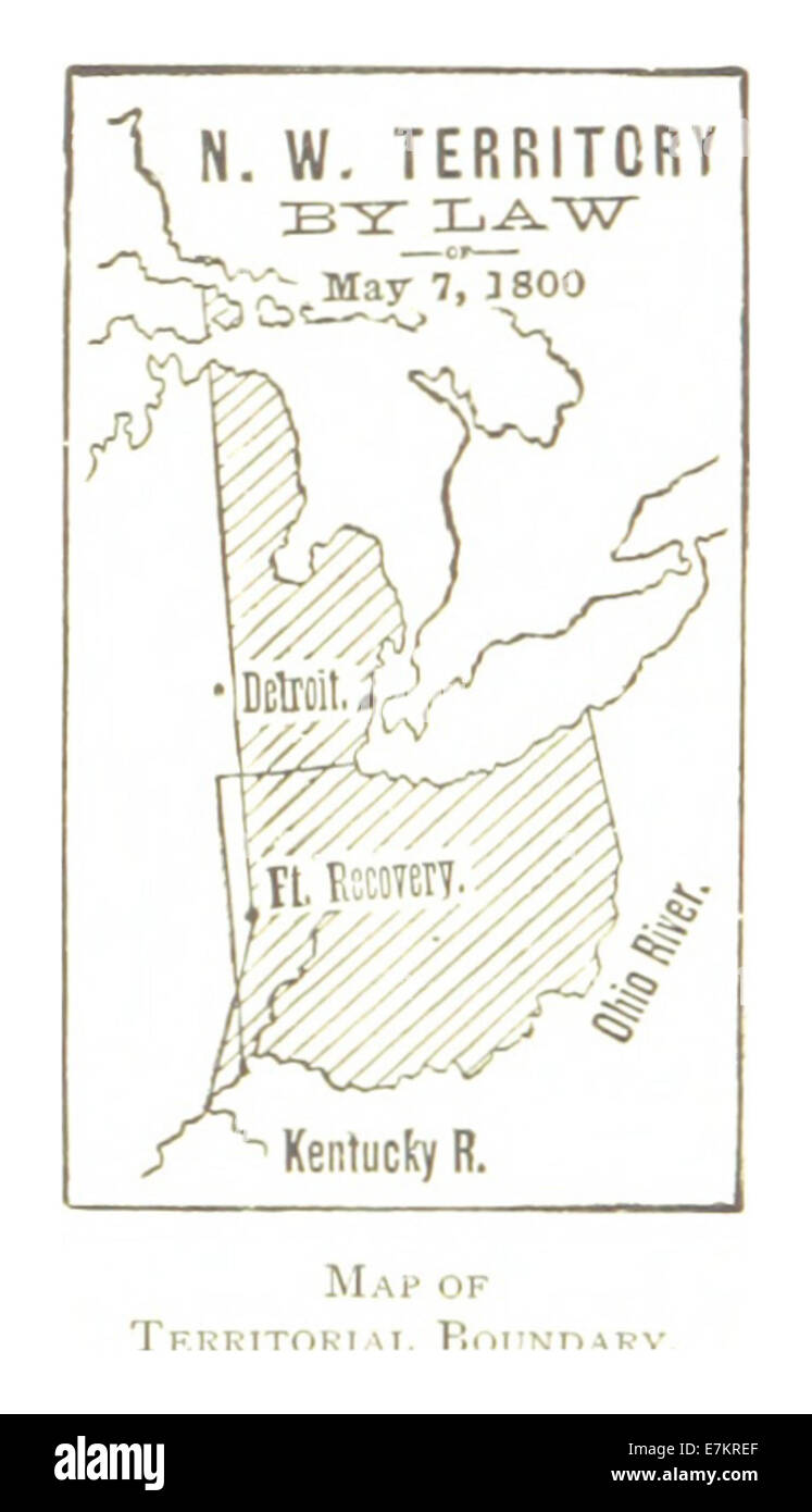 Agriculteur(1884) p138 Plan de frontière territoriale - N° 2 (1800) Banque D'Images