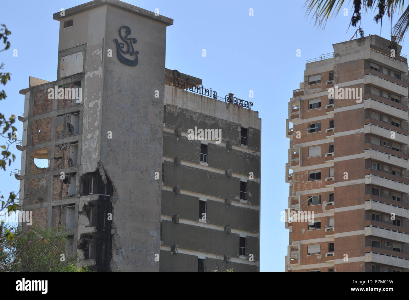 Varosha : Ghost Town dans le nord de Chypre Banque D'Images