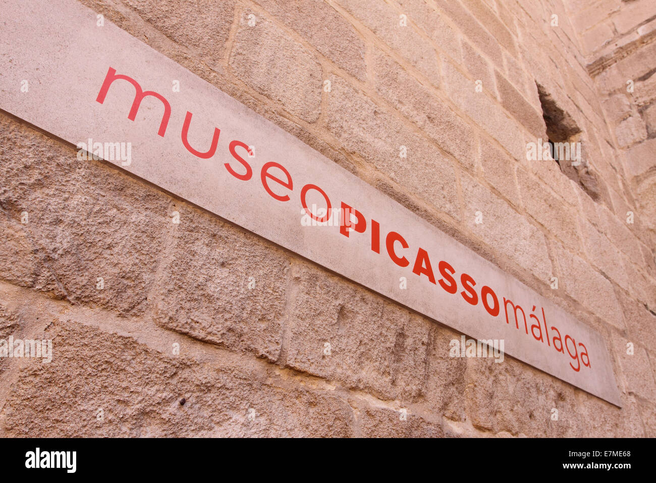 Malaga espagne le Museo Picasso Museum Banque D'Images