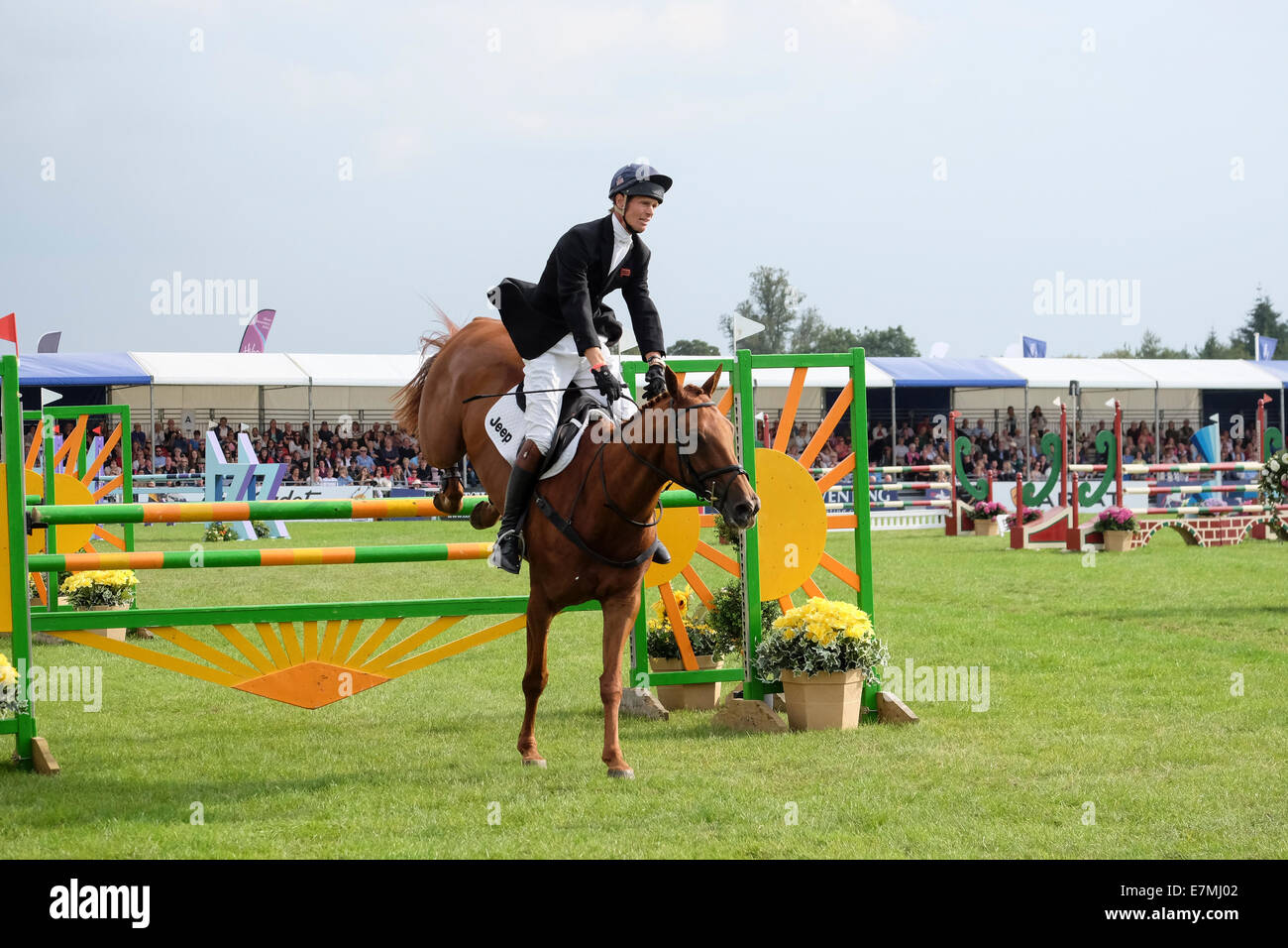 William Fox-Pitt à l'International Horse Trials à Blenheim Palace Banque D'Images