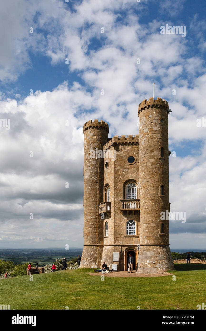 La tour de Broadway, Broadway Hill, Worcestershire Banque D'Images