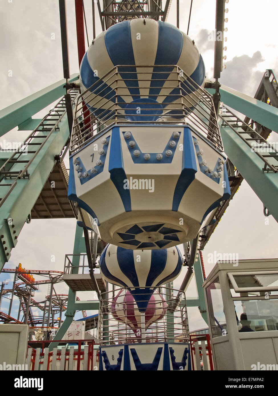 Grande Roue à Skegness Amusement Park UK Banque D'Images