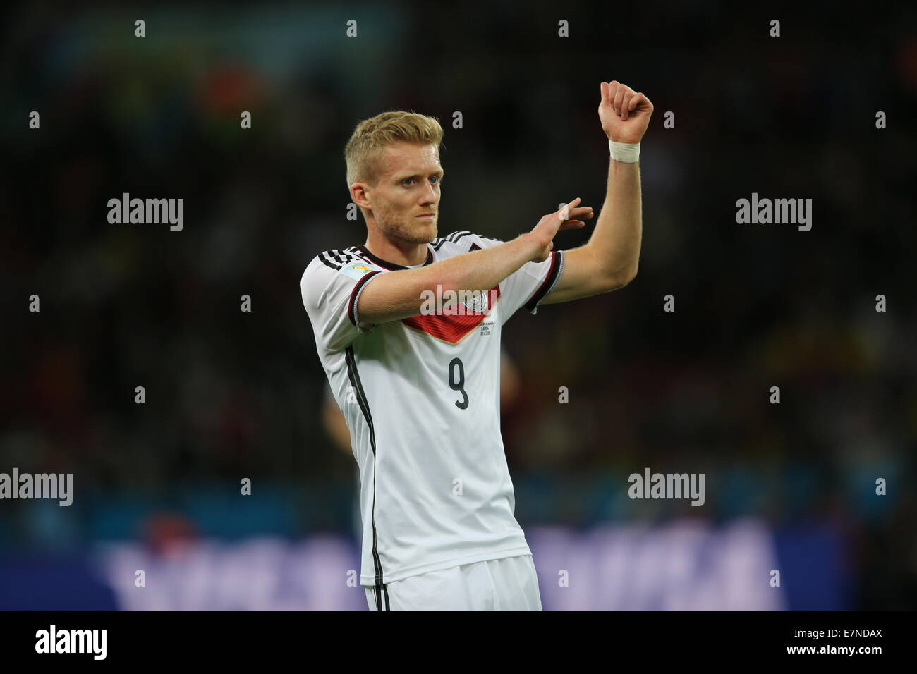 André Schuerrle de l'Allemagne. Allemagne v Algérie, ronde de 16. Coupe du Monde de la FIFA, Brésil 2014. Stade Beira-Rio, Porto Alegre. 30 Juin Banque D'Images