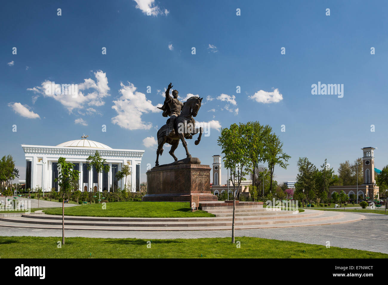 Amir Temour, Bâtiment, Tachkent, Ouzbékistan, en Asie centrale, en Asie, l'architecture, ville, centre de congrès, le centre-ville,, le gouvernement, l'hist Banque D'Images