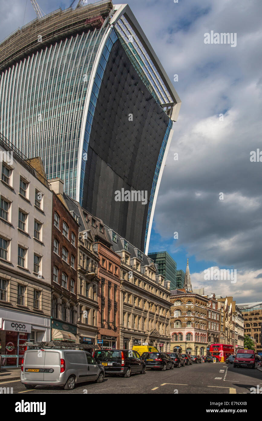 Cannon Street, Londres, Angleterre, Royaume-Uni, la ville, l'architecture, rue, tourisme, Voyage, bizarre Banque D'Images