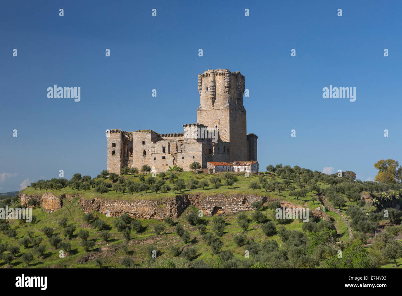 L'Andalousie, Belalcazar, château, Cordoba, Espagne, Europe, architecture, histoire, paysage, tourisme, voyages Banque D'Images
