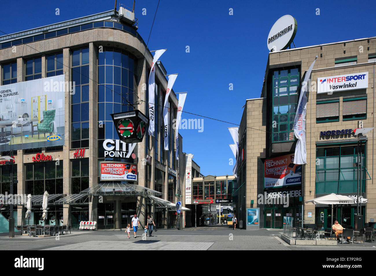 Allemagne, Europe, Bochum, Ruhr, en Westphalie, Rhénanie-Palatinat, city  Point, platine, maison de commerce, commercial, shopp Photo Stock - Alamy