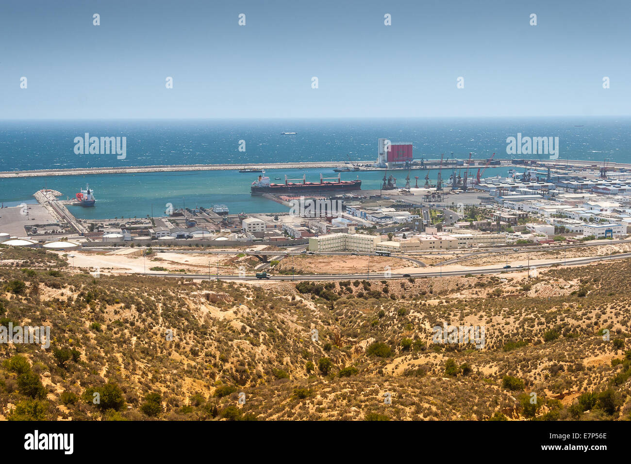 Port d'Agadir, Maroc Banque D'Images