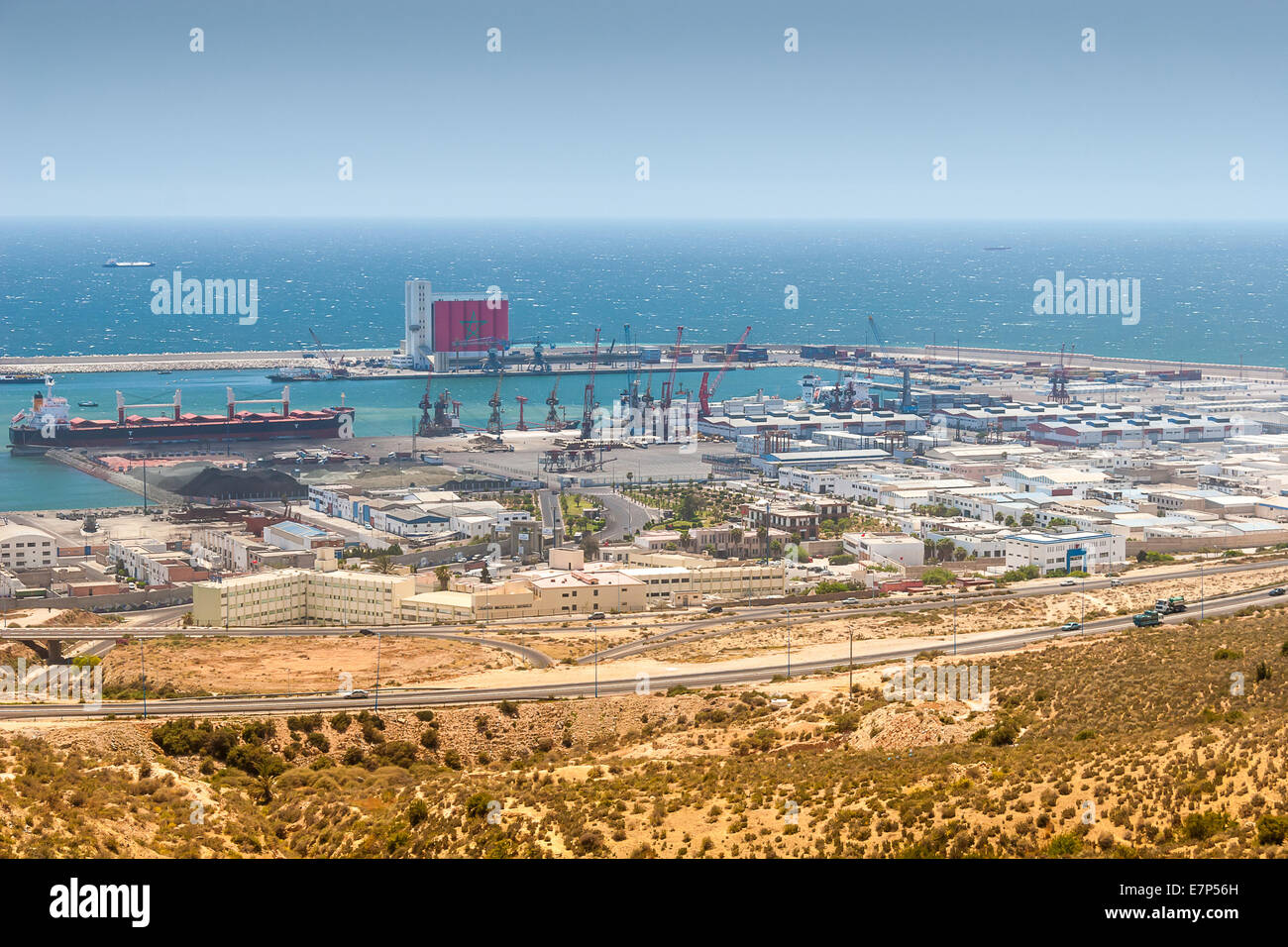 Port d'Agadir, Maroc Banque D'Images