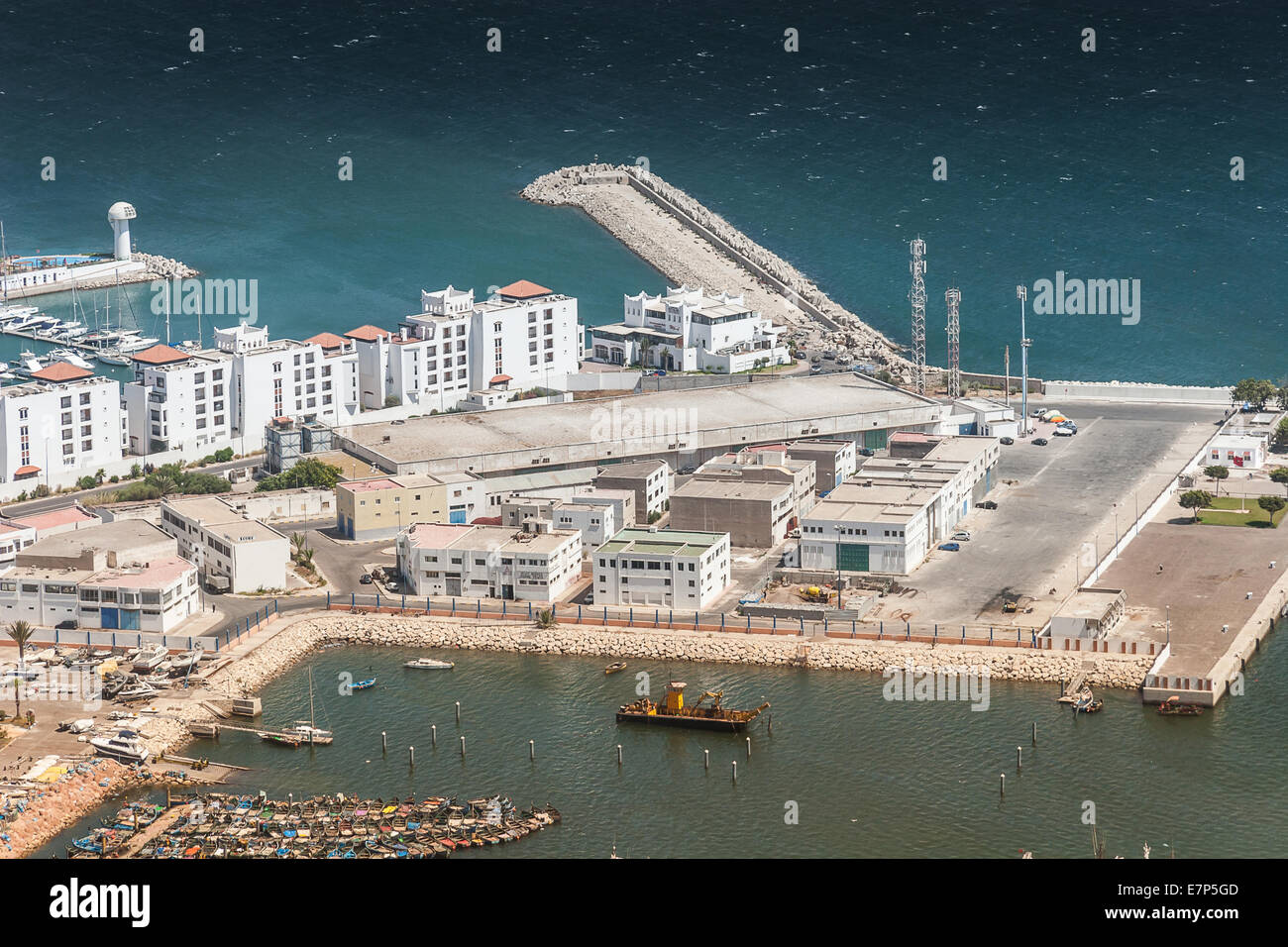 Port d'Agadir, Maroc Banque D'Images