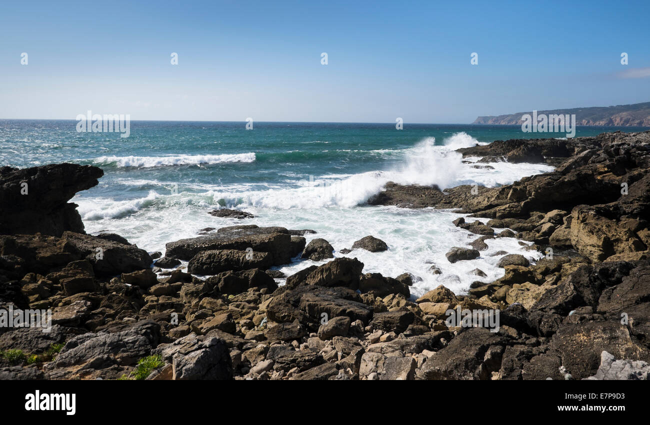 Le Portugal, Sintra, côte de l'Océan Atlantique Banque D'Images