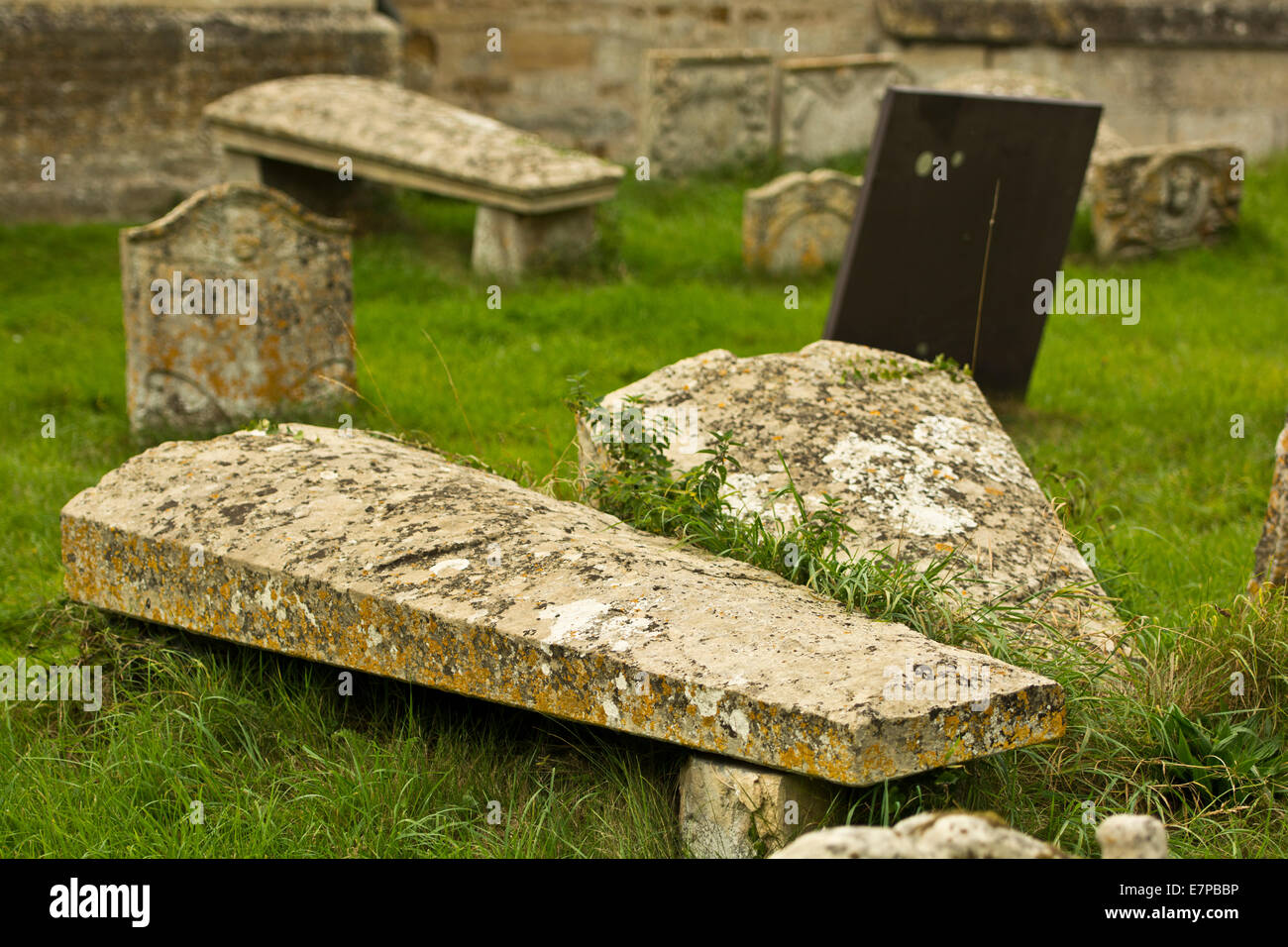 Type de table pierre tombale Belton Lincolnshire, Angleterre Royaume-uni Église Banque D'Images