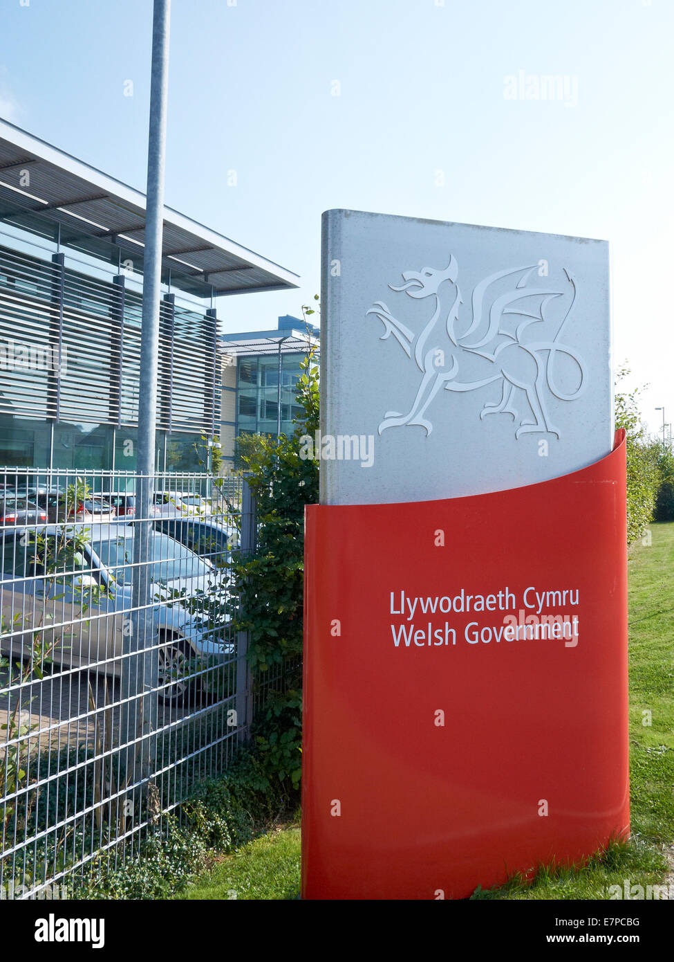 Le bureau du gouvernement du pays de Galles à Aberystwyth Ceredigion Pays de Galles UK Banque D'Images