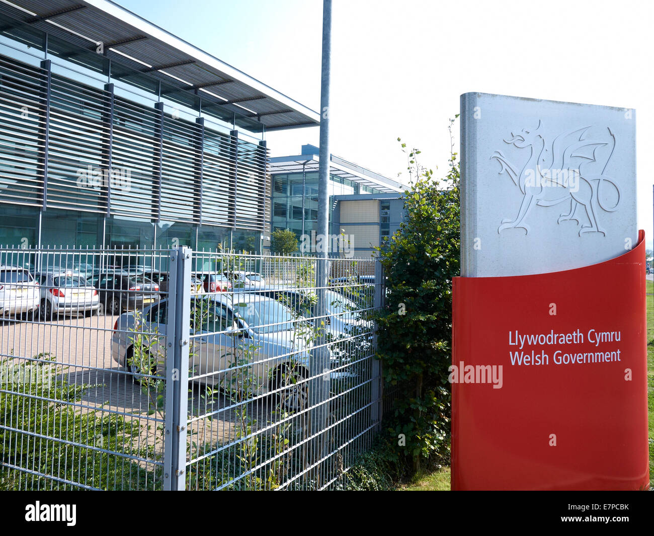 Le bureau du gouvernement du pays de Galles à Aberystwyth Ceredigion Pays de Galles UK Banque D'Images