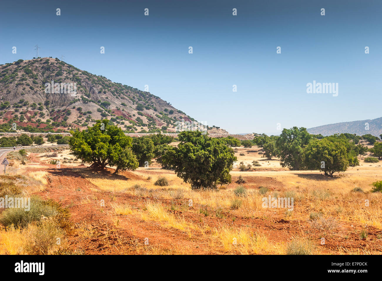 Paysage du Maroc Banque D'Images
