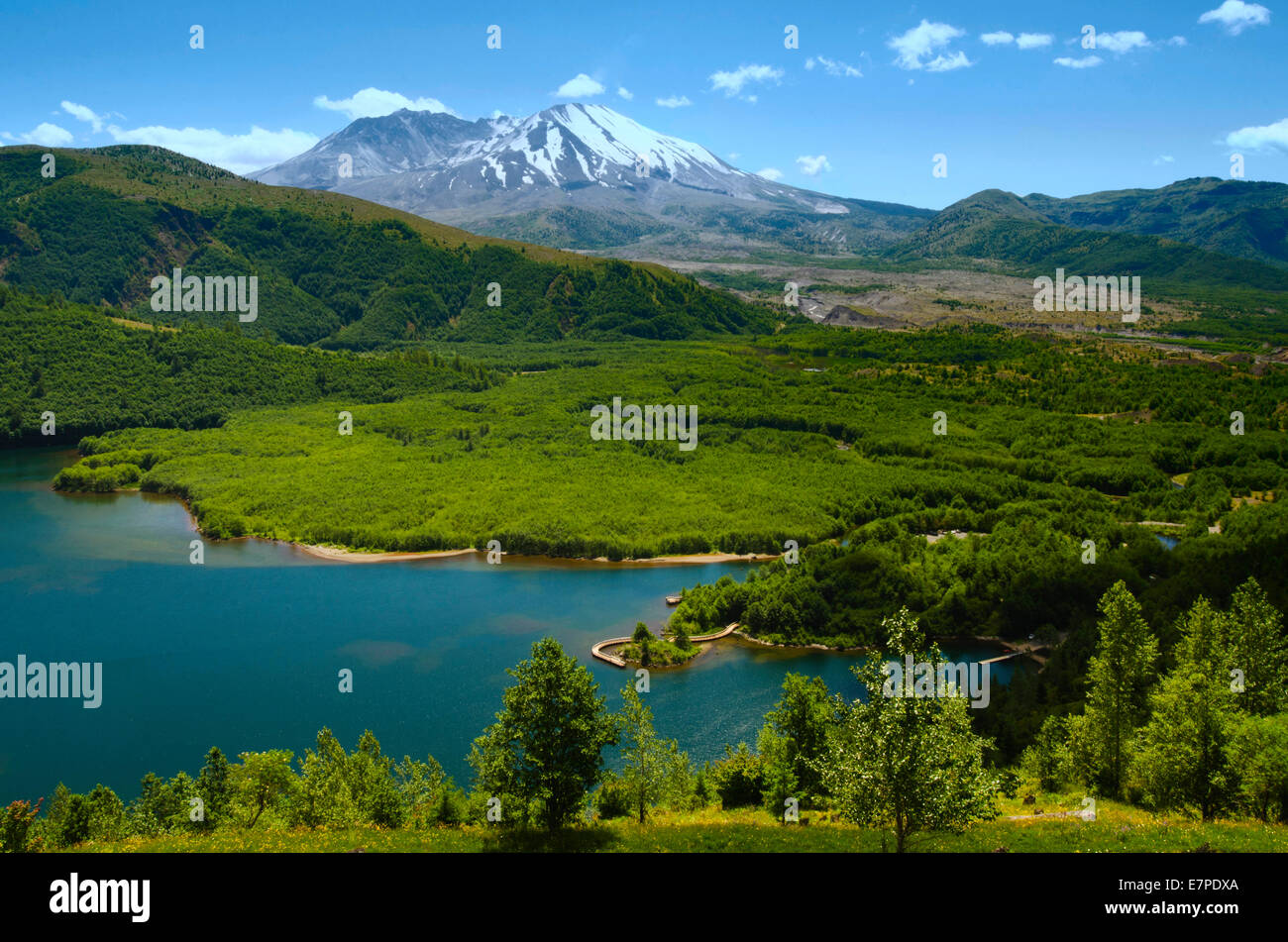 USA, l'État de Washington, Mount St Helen's Banque D'Images