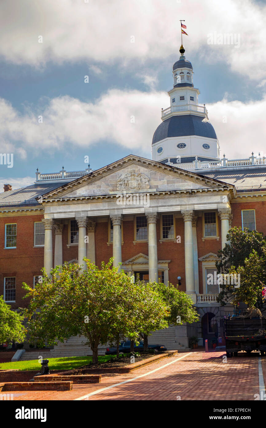 State Capitol Building Statehouse Annapolis Maryland MD Capital Banque D'Images