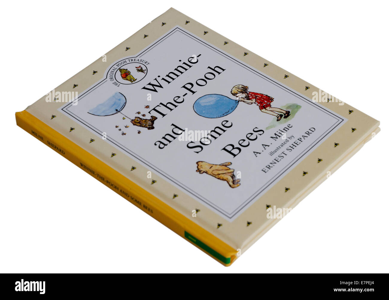 Winnie l'Ourson et quelques abeilles livre, avec l'original EH Shepard illustrations Banque D'Images