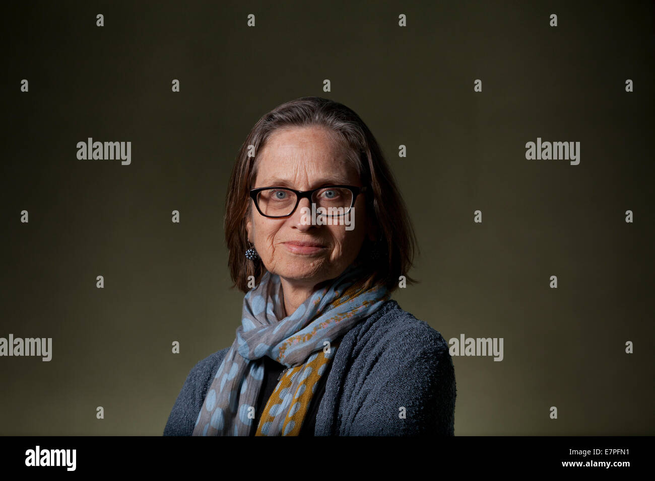 Lydia Davis, l'écrivain américain connu pour ses nouvelles. Davis est aussi un romancier, essayiste et traducteur. Banque D'Images