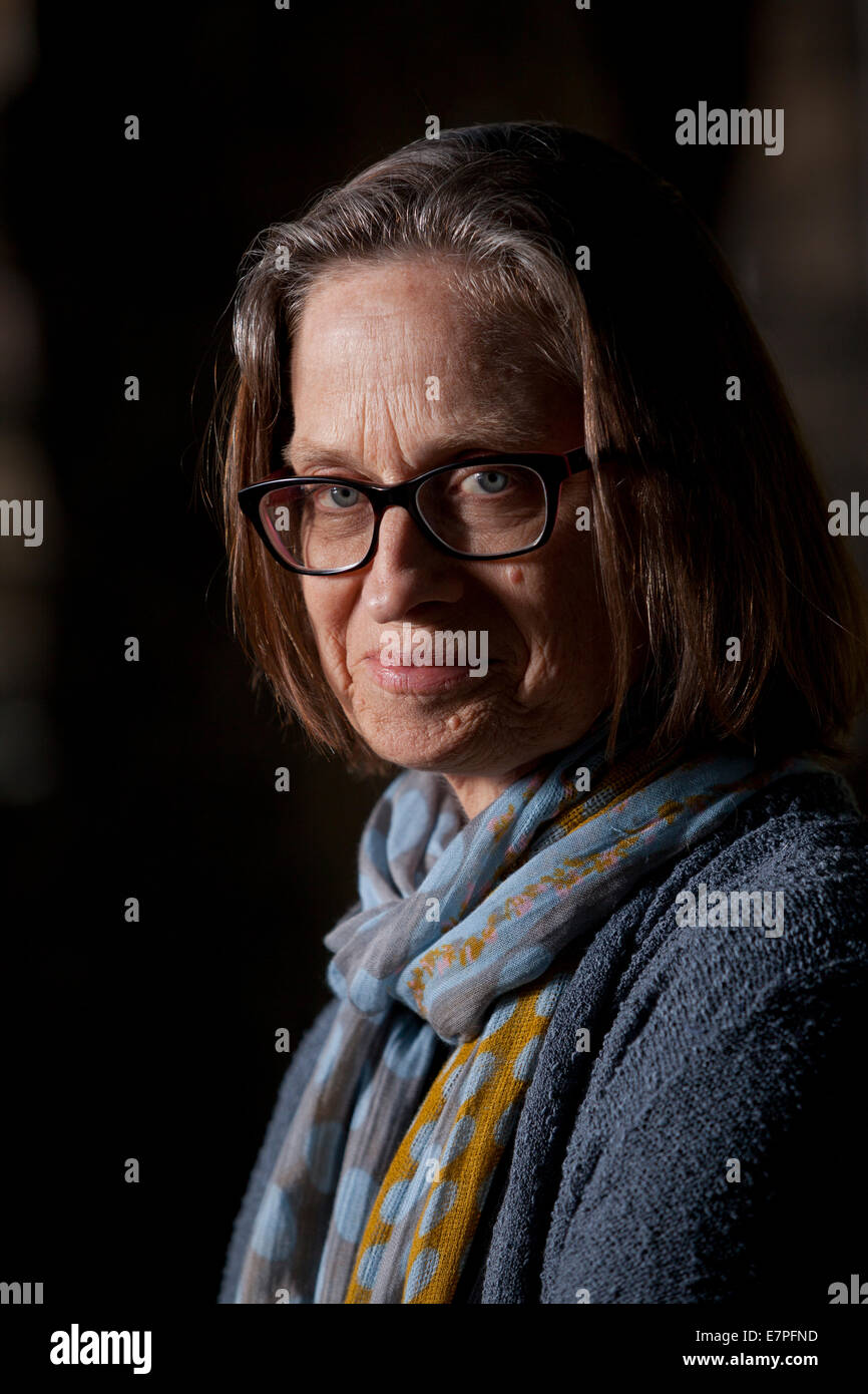 Lydia Davis, l'écrivain américain connu pour ses nouvelles. Davis est aussi un romancier, essayiste et traducteur. Banque D'Images