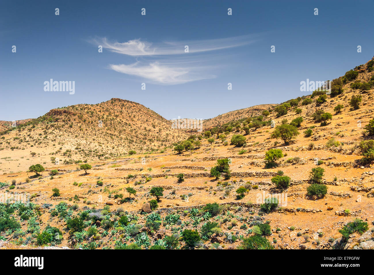 Paysage du Maroc Banque D'Images