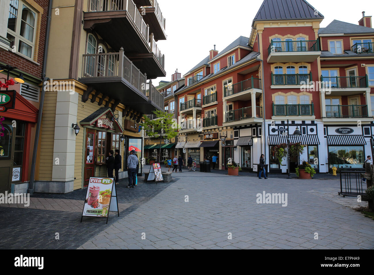 Blue Mountain Resort Village Banque D'Images